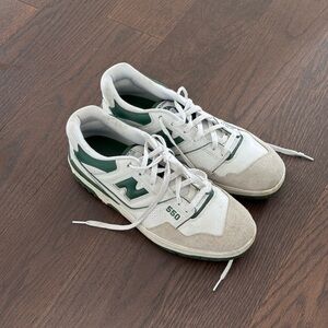 New Balance 550 white green